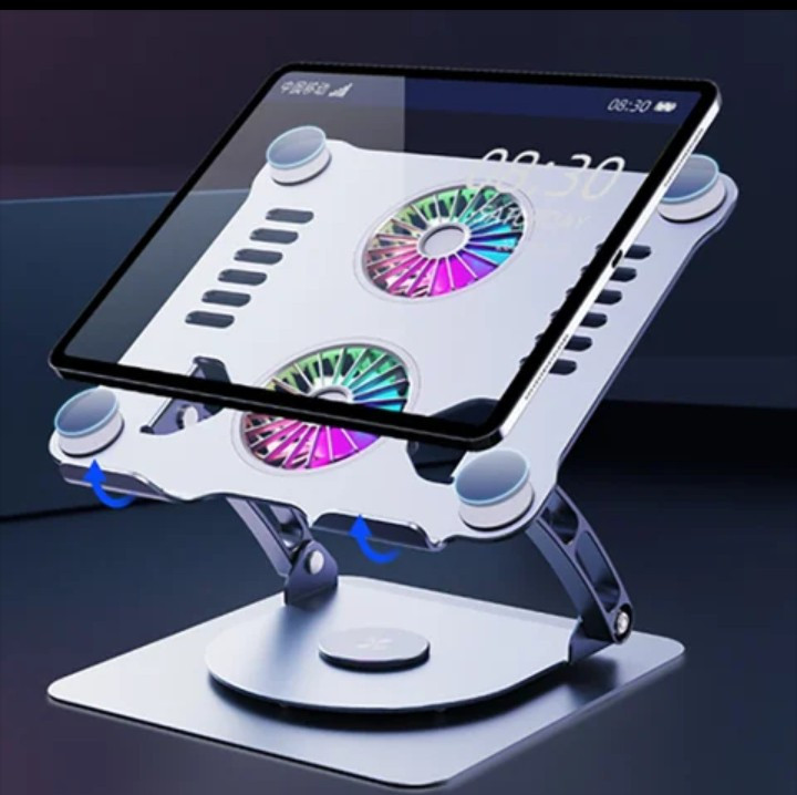 360° Rotating Laptop Stand with Fan