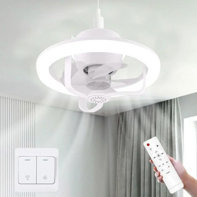 Ceiling fan with Led light and Remote